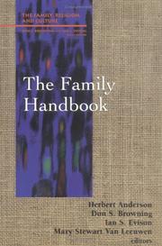 Front cover of The family handbook by Herbert Anderson