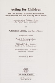 Cover of Acting for Children by Christine Liddle