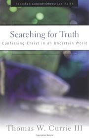Cover of Searching for Truth by Thomas W. Currie