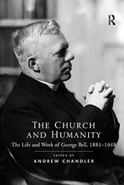 Front cover of The church and humanity by Andrew Chandler