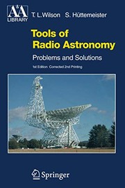 Front cover of Tools of radio astronomy by T. L. Wilson