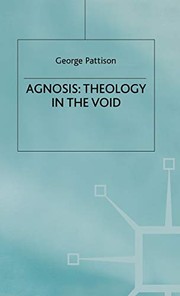 Cover of Agnosis by George Pattison