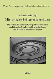 Front cover of Historische Schlesienforschung by Joachim Bahlcke
