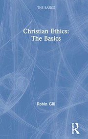 Cover of Christian Ethics by Robin Gill