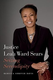 Front cover of Justice Leah Ward Sears by Rebecca Shriver Davis