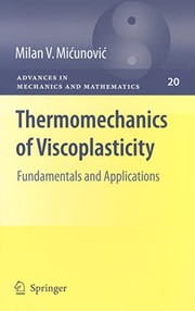 Front cover of Thermomechanics of viscoplasticity by M. Mićunović