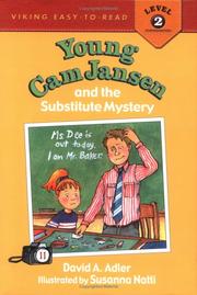 Front cover of Young Cam Jansen & the Substitute Mystery by David A. Adler