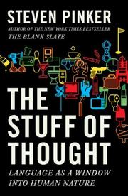 Front cover of The Stuff of Thought by Steven Pinker