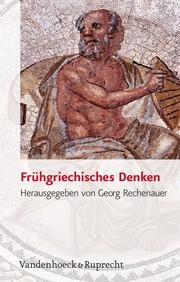 Front cover of Frühgriechisches Denken by Georg Rechenauer