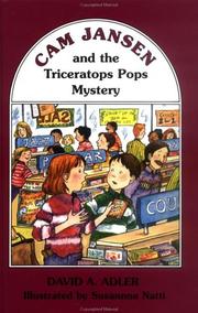 Front cover of Cam Jansen and the Triceratops Pops mystery by David A. Adler