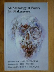 Front cover of An Anthology of Poems for Shakespeare by William Shakespeare