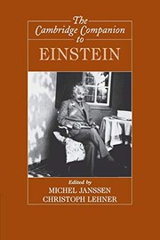 Cover of Cambridge Companion to Einstein by Michel Janssen
