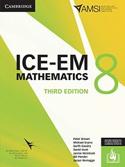 Cover of ICE-EM Mathematics Year 8 by Peter Geoff Brown