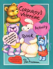 Front cover of Corduroy's Valentine Activity Book (Corduroy) by Don Freeman