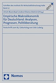 Cover of Empirische Makroökonomik für Deutschland by Ulrich Blum