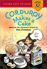 Front cover of Corduroy makes a cake by Alison Inches
