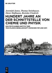 Front cover of Hundert Jahre an der Schnittstelle von Chemie und Physik by Thomas Steinhauser