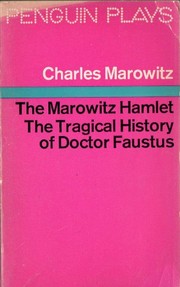 Cover of The Marowitz Hamlet by Charles Marowitz