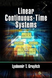 Cover of Linear Continuous-Time Systems by Lyubomir T. Gruyitch