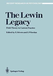 Cover of The Lewin legacy by Eugene Stivers