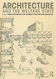 Cover of Architecture and the Welfare State by Mark Swenarton
