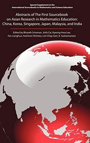 Front cover of Abstracts of the first sourcebook on Asian research in mathematics education by Bharath Sriraman
