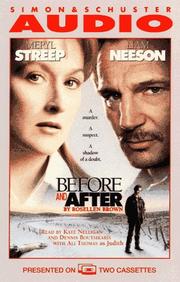 Cover of Before and After by Rosellen Brown