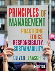 Front cover of Principles of Management by Oliver Laasch
