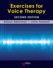 Cover of Exercises for voice therapy by Alison Behrman