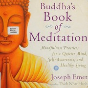 Front cover of Buddha's book of meditation by Joseph Emet