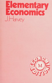 Cover of Elementary economics by J. Harvey