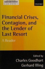 Cover of Financial crises, contagion, and the lender of last resort by Charles Goodhart