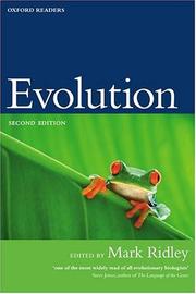 Cover of Evolution by Mark Ridley