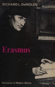 Cover of Erasmus by Desiderius Erasmus