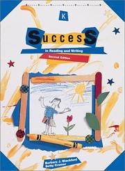 Front cover of Success in reading and writing by Jean F. Bernholz