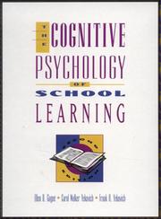Front cover of The cognitive psychology of school learning by Ellen D. Gagné