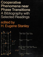 Front cover of Cooperative phenomena near phase transitions by Harry Eugene Stanley