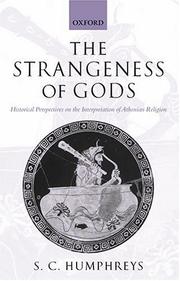 Cover of The strangeness of gods by S. C. Humphreys