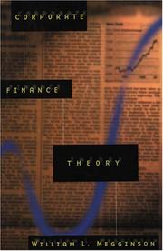 Front cover of Corporate finance theory by William L. Megginson