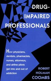 Cover of Drug-impaired professionals by Robert H. Coombs