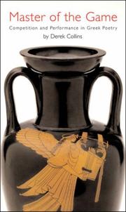 Front cover of Master of the Game by Derek Collins