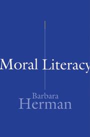Cover of Moral Literacy by Barbara Herman