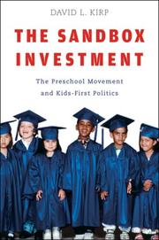 Front cover of The Sandbox Investment by David L. Kirp