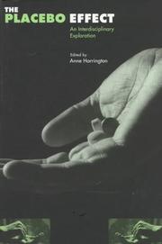 Cover of The Placebo Effect by Anne Harrington