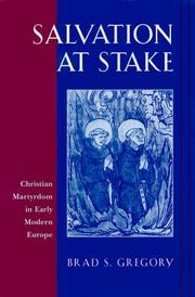 Cover of Salvation at Stake by Brad S. Gregory