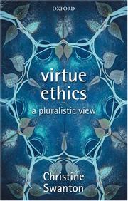 Cover of Virtue Ethics by Christine Swanton