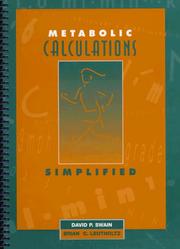 Cover of Metabolic calculations, simplified by David P. Swain