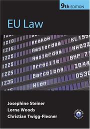 Cover of EU law by Josephine Steiner