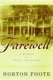 Cover of Farewell by Horton Foote