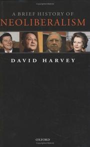 Cover of A Brief History of Neoliberalism by David Harvey